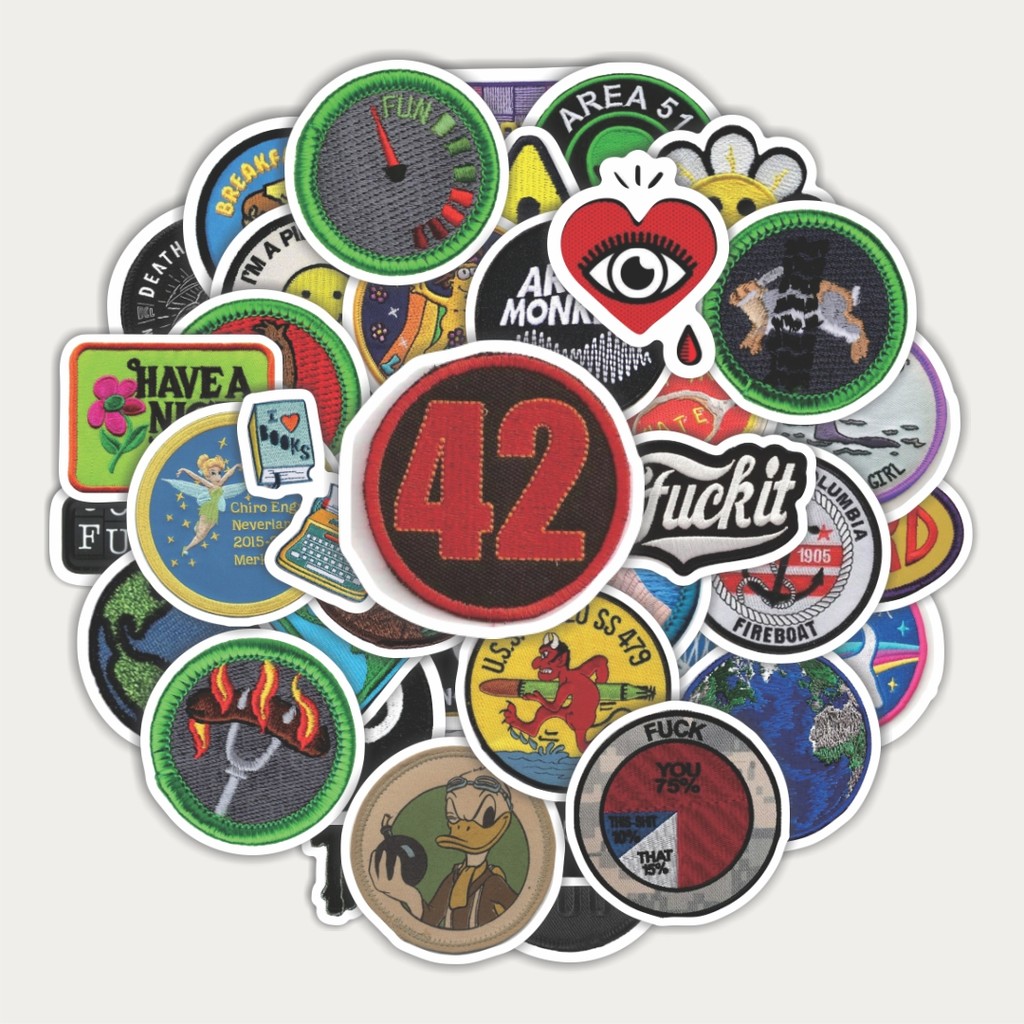 

Sticker Pack Stiker Patch V1 | Sticker TUMBLR | Stiker LAPTOP KOPER HELM