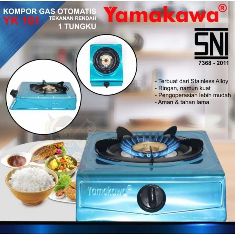 Yamakawa Kompor Gas 1 Tungku / Kompor Gas 1 Tungku Stainless