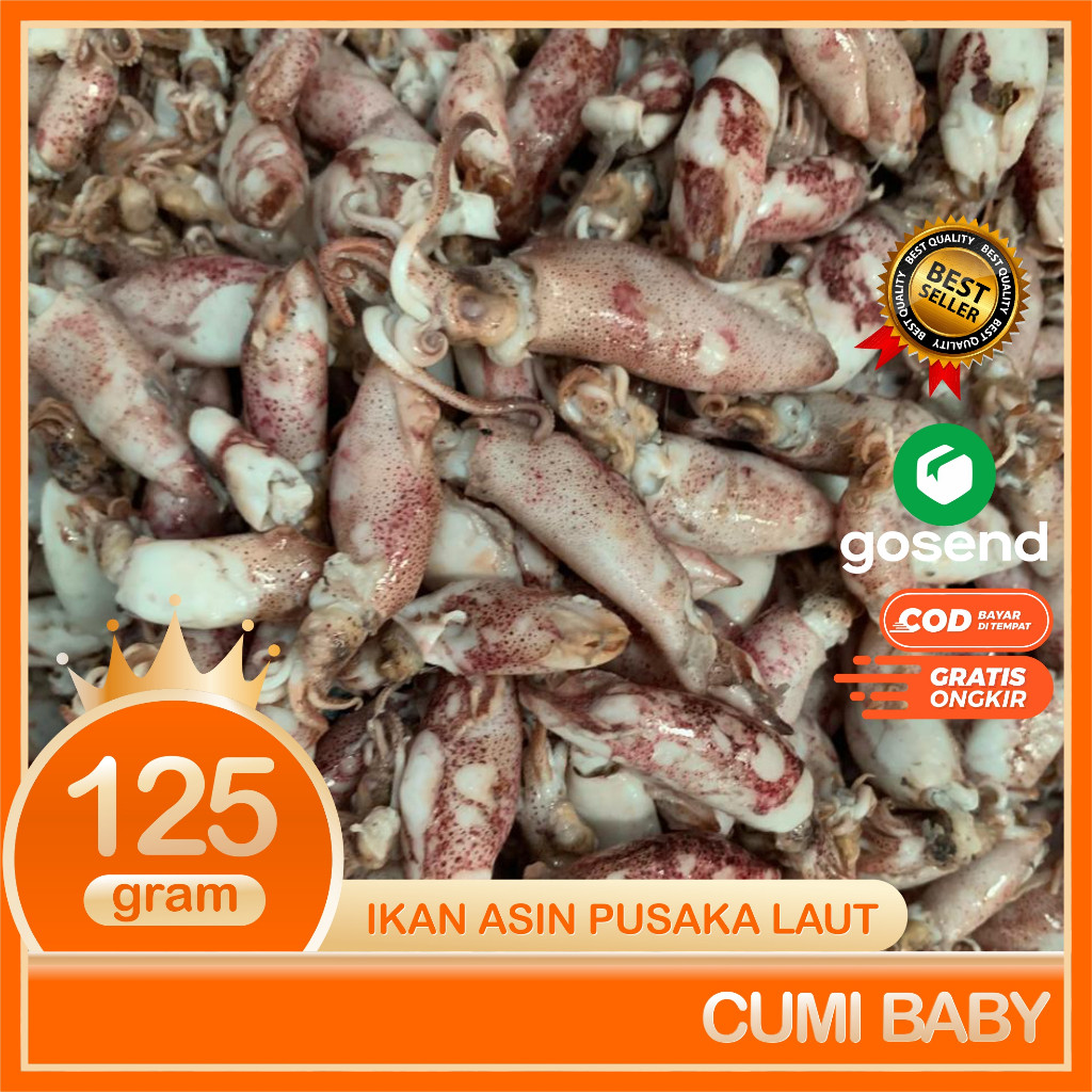 

Cumi Baby Ikan Asin Cumi Baby Cocok Untuk Sambal Cumi 125 Gram