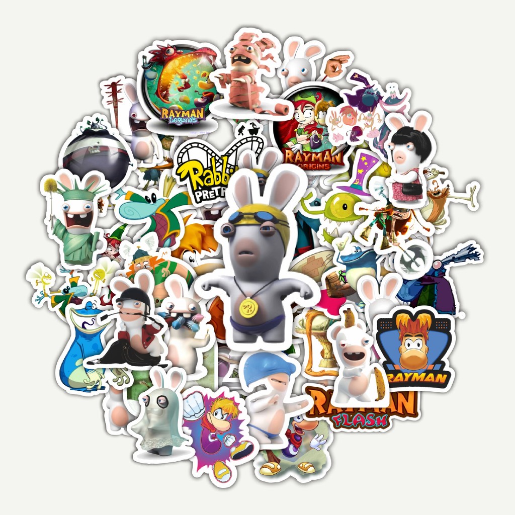 

Sticker Pack Stiker Game Series Rayman Universe Karakter Mix | Sticker TUMBLR | Stiker LAPTOP KOPER HELM