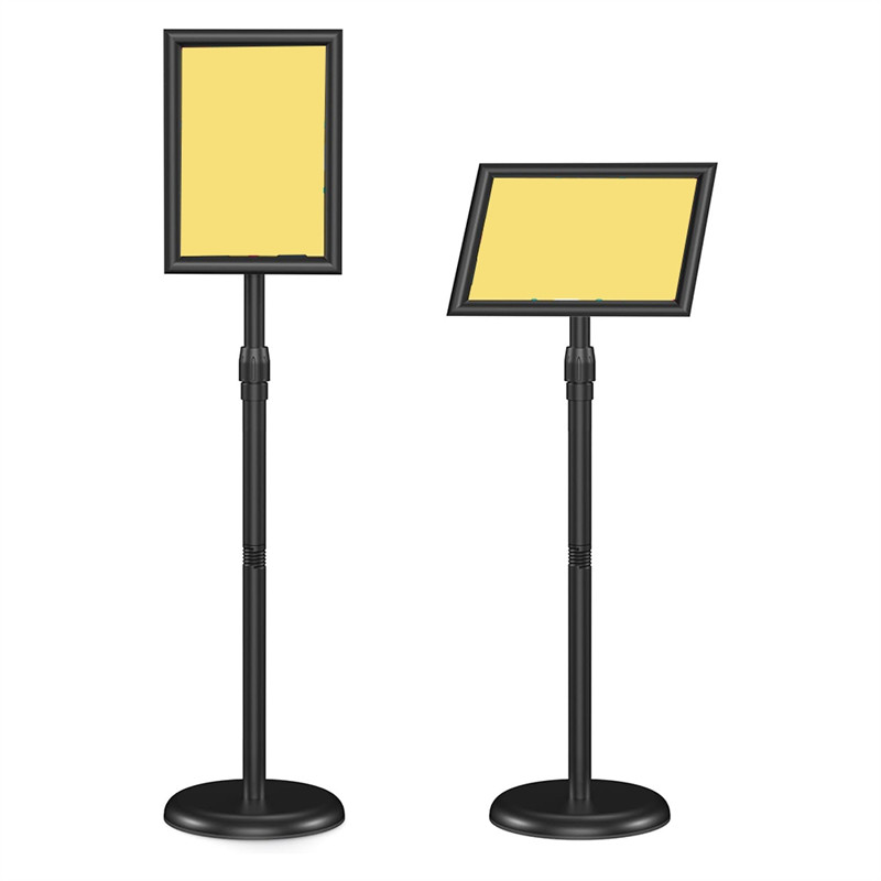 

YLS-Pedestal Floor Stand Adjustable Sign Holder For 8.5X 11 Inches Poster For Advertising