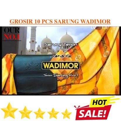 GROSIR 10Pcs Sarung Wadimor Dus / Wadimor Tumpal Kembang / Wadimor Batik / Wadimor Songket / Wadimor