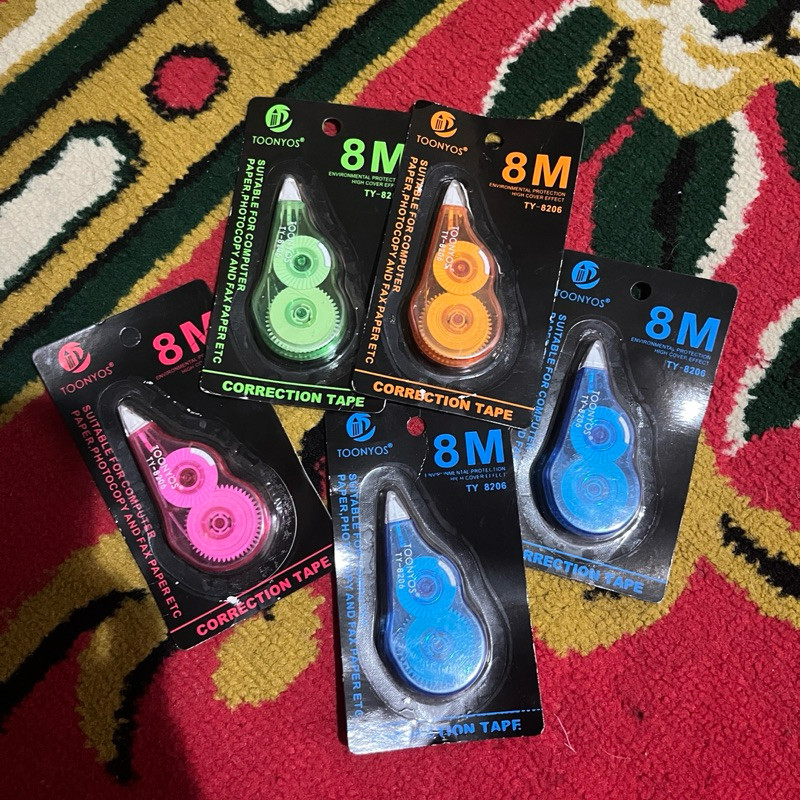 

Tip Ex Pita Koreksi Correction Tape 8M Tip Ex Kertas