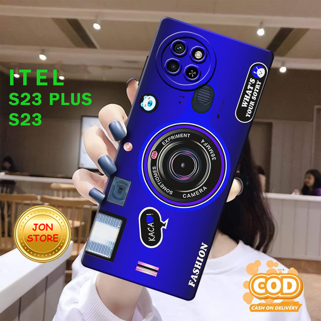 ( JUK 8 ) Softcase karet lentur Untuk Itel S23 4G l S23+ PLUS MOTIF ABSTRAK ANIME ASTETIC CASE ITEL 