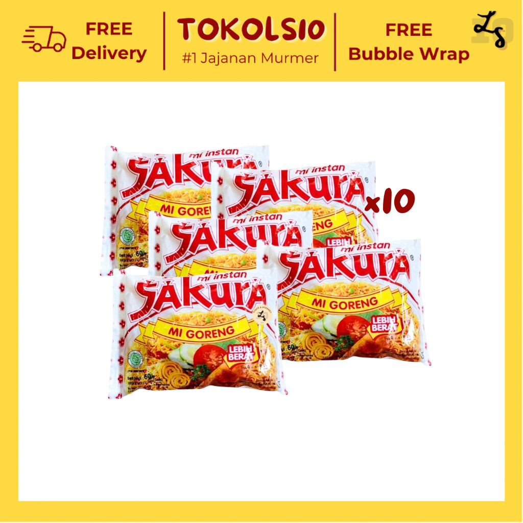 

[10 PCS LEBIH HEMAT] Mie Sakura Mie Jadul Goreng
