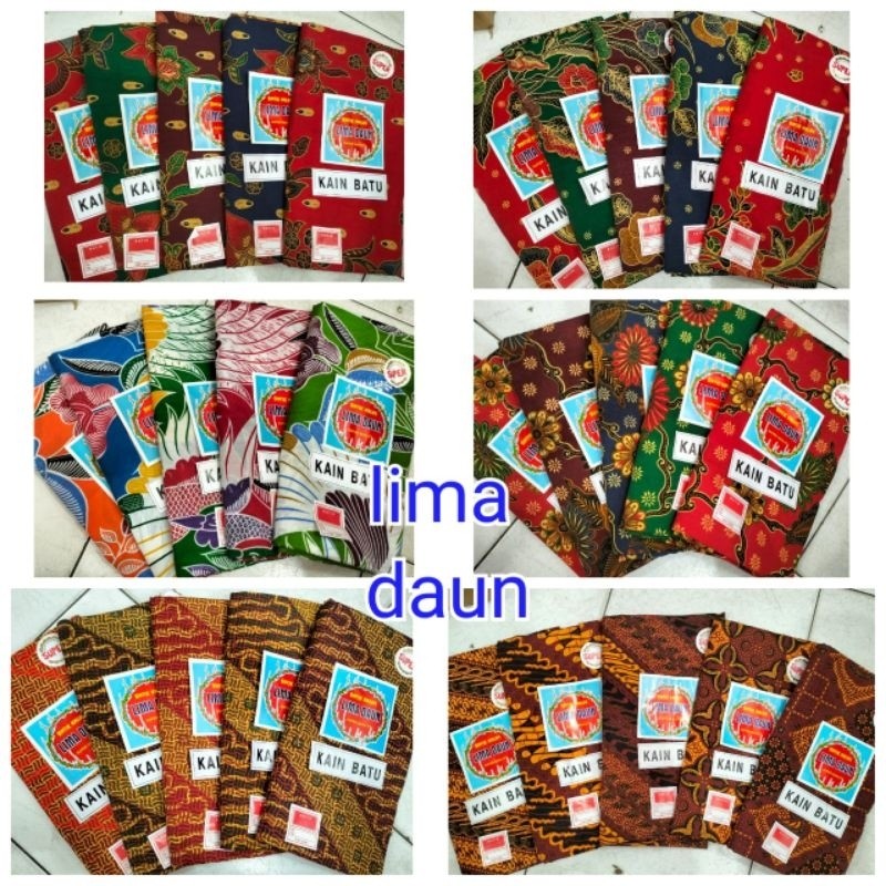 Kain panjang murah Puri Indah, Bambu Kuning, Lima Daun, Cipta Karya, Sinar Mutiara