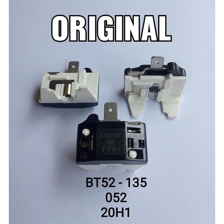 Overload Kompressor Freezer Sharp BT52-135 1/6 HP Ori