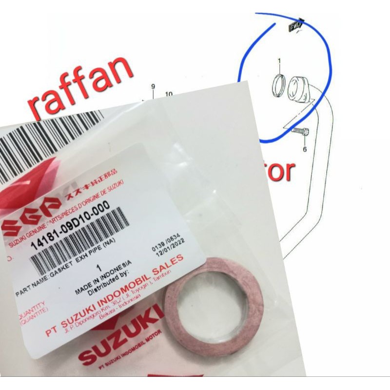 paking knalpot Smash Smash titan Smash new Shogun 110