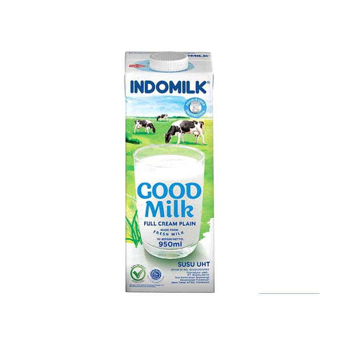 

Indomilk UHT Good Milk Full Cream 950ml Nutrisi Tinggi