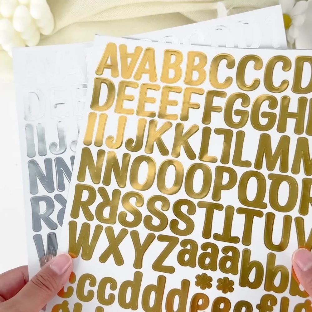 

5Pcs/set Letter Stickers, Self-Adhesive vinyl Alphabet Number Sticker For Mailbox,Sign Door, Business, Address Number,Cards,Cups