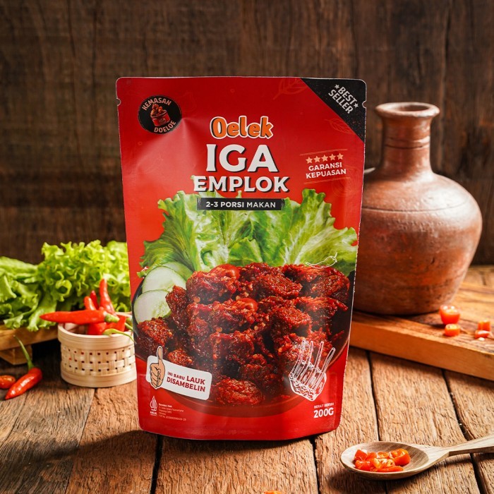 

Paket Berdua Iga Emplok Oelek - 2 Pack Iga Emplok