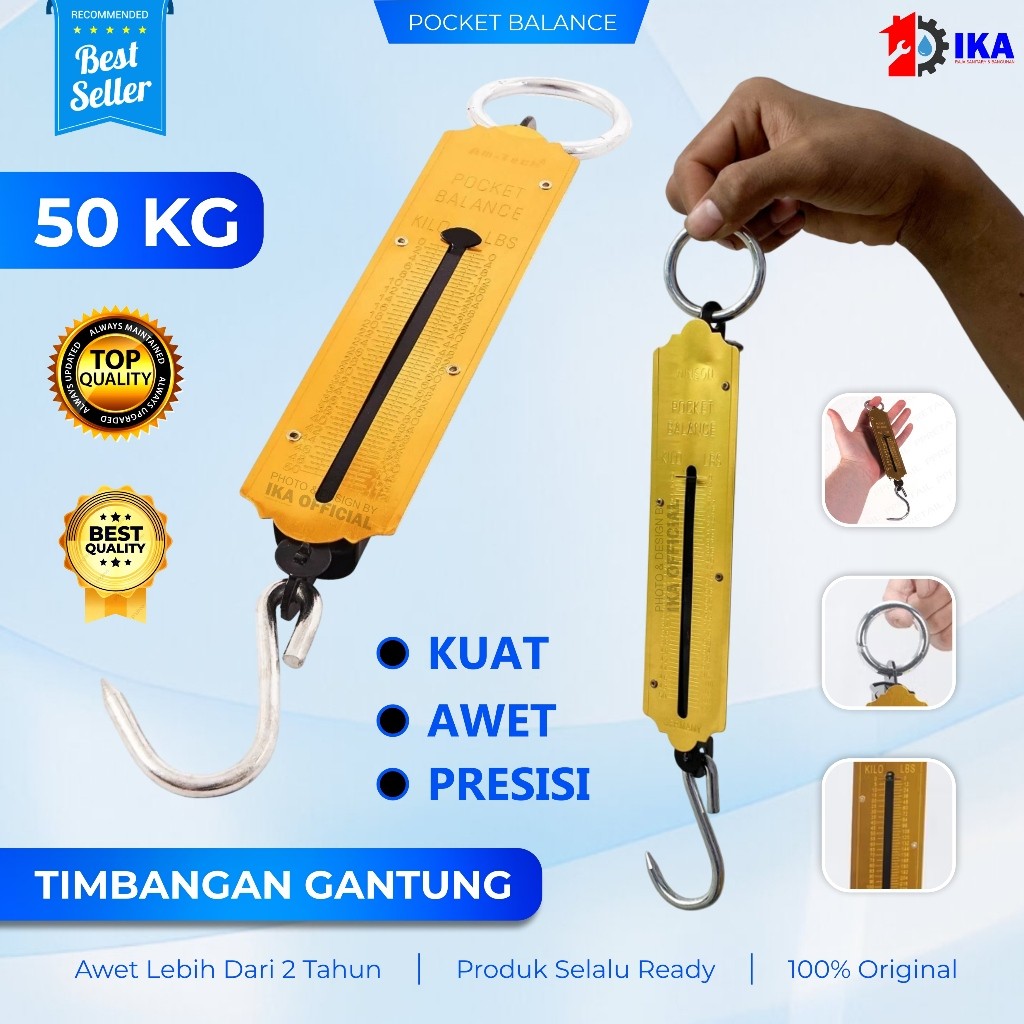 TIMBANGAN POCKET 50KG 25KG TIMBANGAN PER GANTUNG / Timbangan Gantung Manual 50KG / Timbangan Gantung