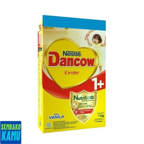 

Dancow Vanilla Prebio 1+ Box 1000 gr - Susu