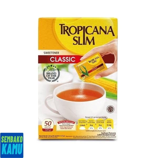 

Tropicana Slim Diet Sweet 50 Sachet x 2.5 gr