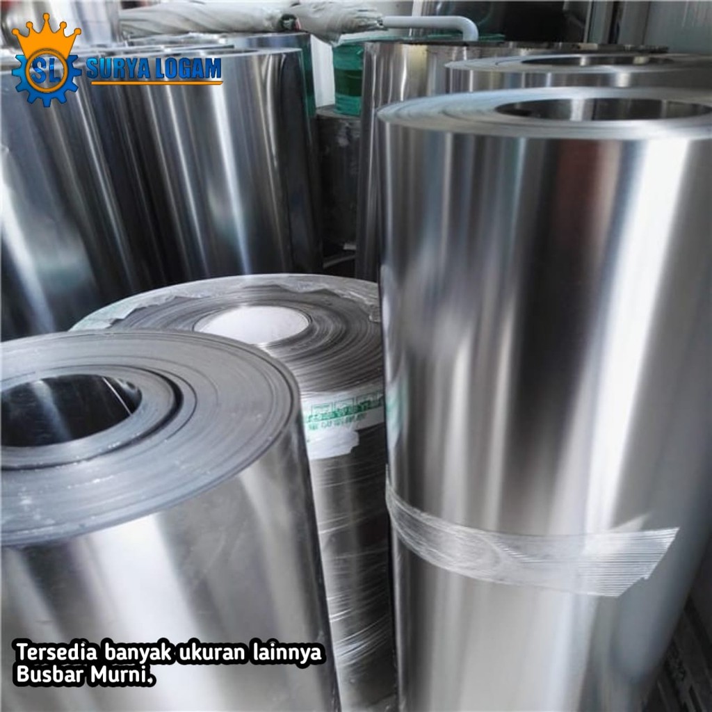 seng alumunium 0.1 mm x 50 mm x 1000 mm Alumunium foil