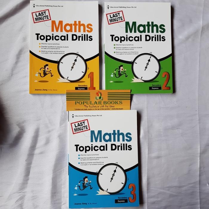 

Last Minute Maths Topical Drills ( For Secondary ) - Secondary 1