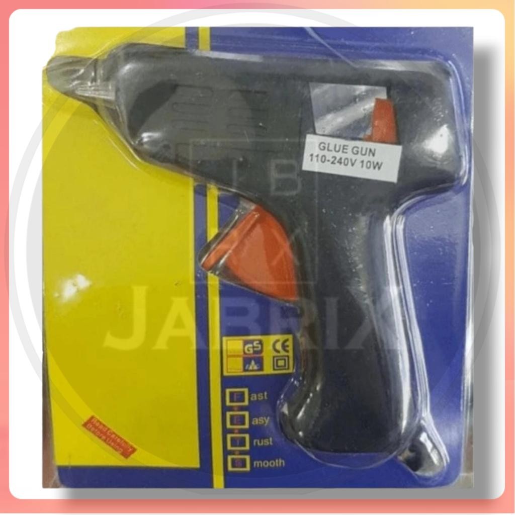 

Hot Melt Glue Gun 10 Watt Lem Tembak Pistol Mini 10W 20W Alat Lem Stick Kerajinan Tangan Pita Kain - STOCK TERBATAS