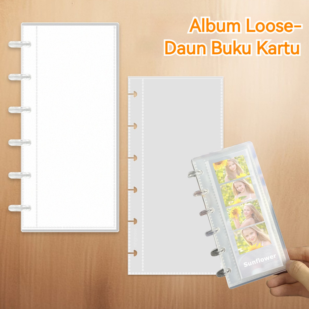 

4Grids Foto Strip Album KPOP Idol Buku Foto Photocard PP Material Photostrip Storage Gift School Album Binder Gift