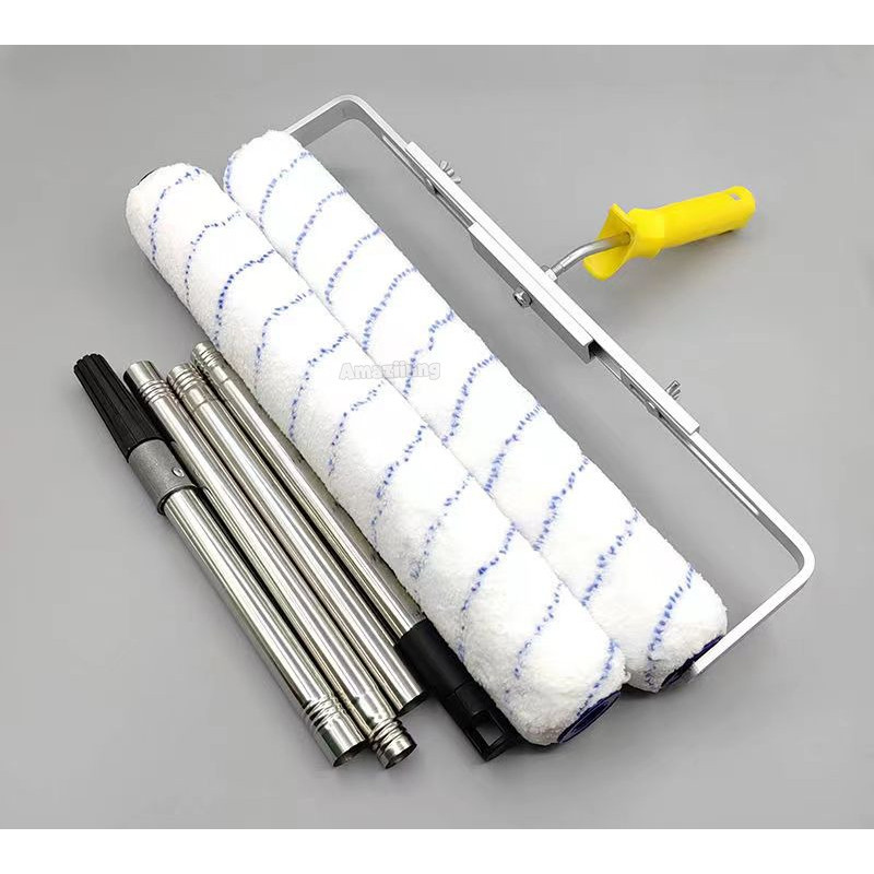 

18inch Paint Roller Brush Short-Middle-Long Plush Painting Handle Tool For Wall Decorative 6MM/9MM Painting Handle Tool Support