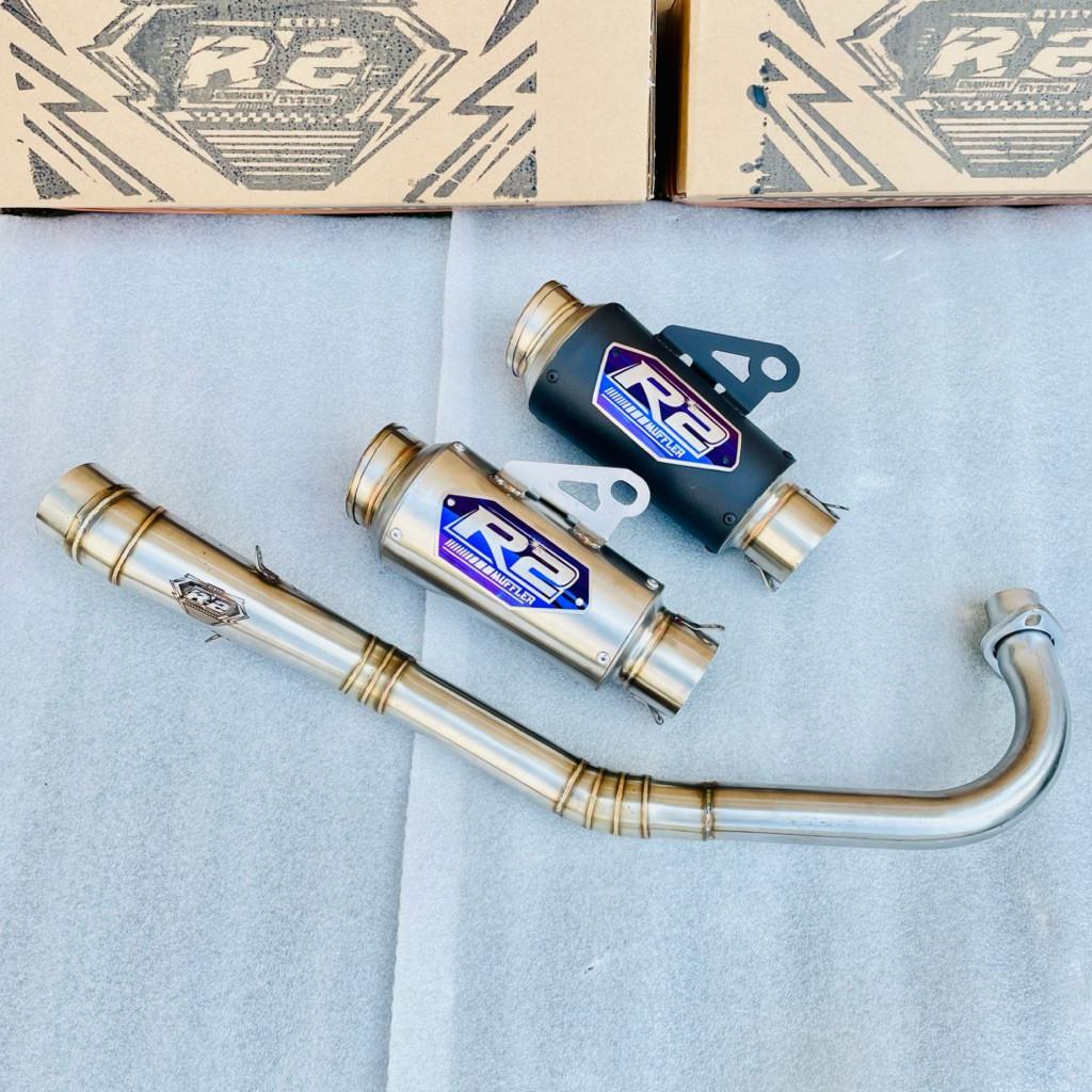 Knalpot Road race jupiter vega z1 110cc -200cc pipa depan 32