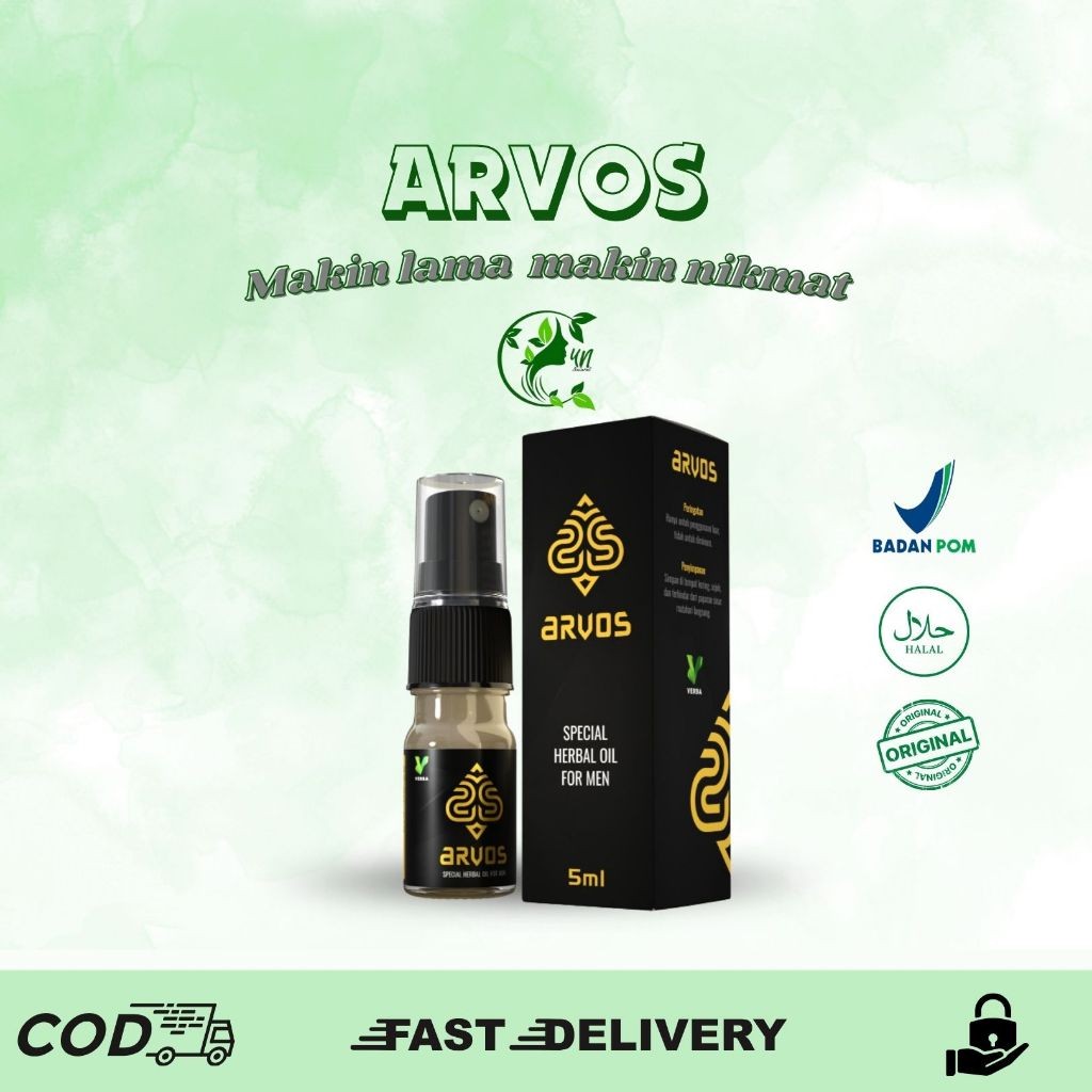 ARVOS SPRAY GOLD buat Tahan lama tanpa kebas BPOM kuat dan tahan lama original YN