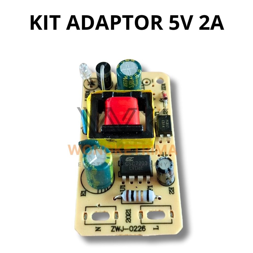 KIT ADAPTOR / SMPS 5V 2A + LED Indikator