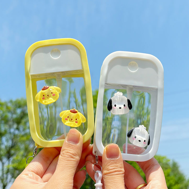 

Sanrio 50ML Cinnamoroll Spray Bottle Kawaii My Melodys Kuromi Portable Travel Alcohol Press Bottled Cute Perfume Spray Bottling