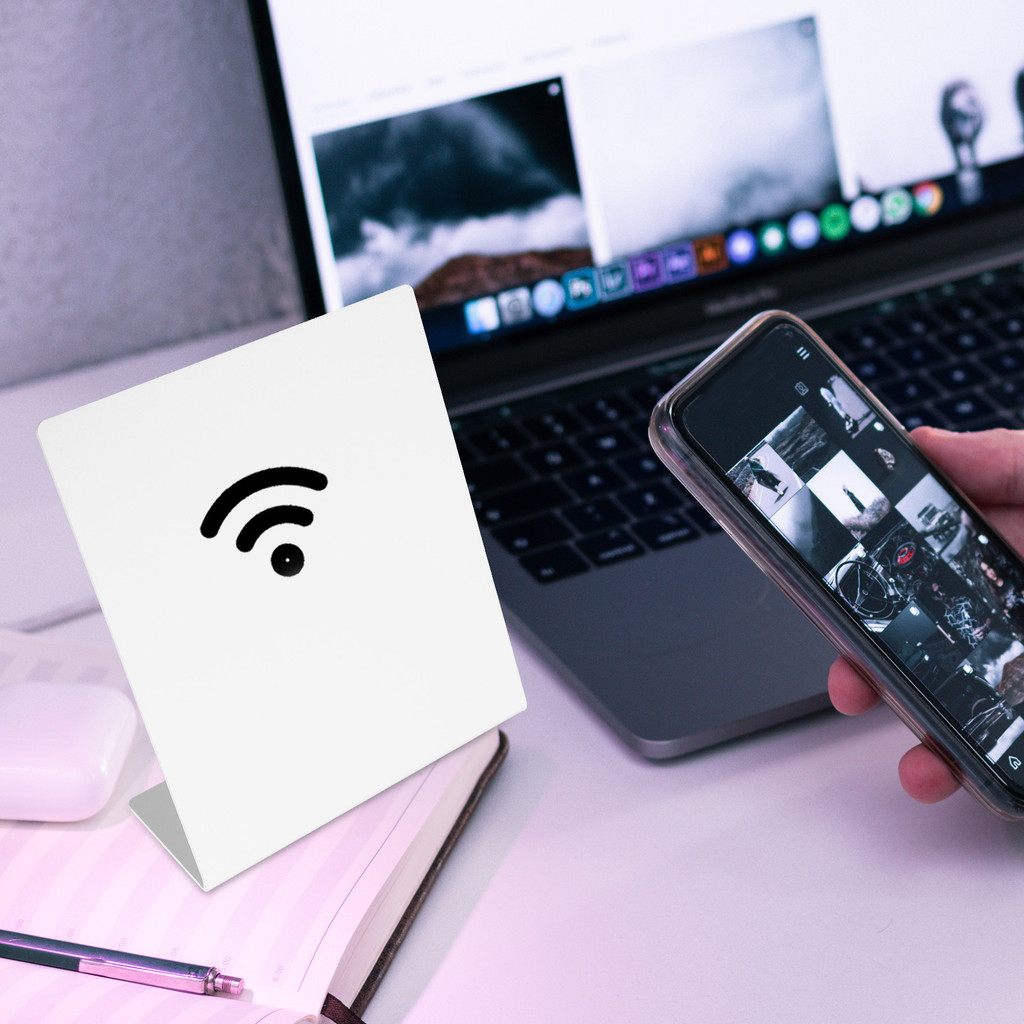 

Card Display Stand Blank Storage Holder Rack PVC Plastic Cards Tag Table Top Sign HOLDER Stylish DIY Versatile Adapt