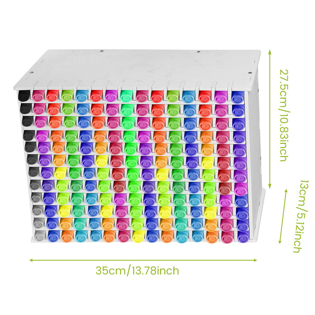 

120/180 Slots Marker Pencil Storage Rack Large Capacity Desktop Marker Organizer Colored Pencil Stationery Store Pencil Holder