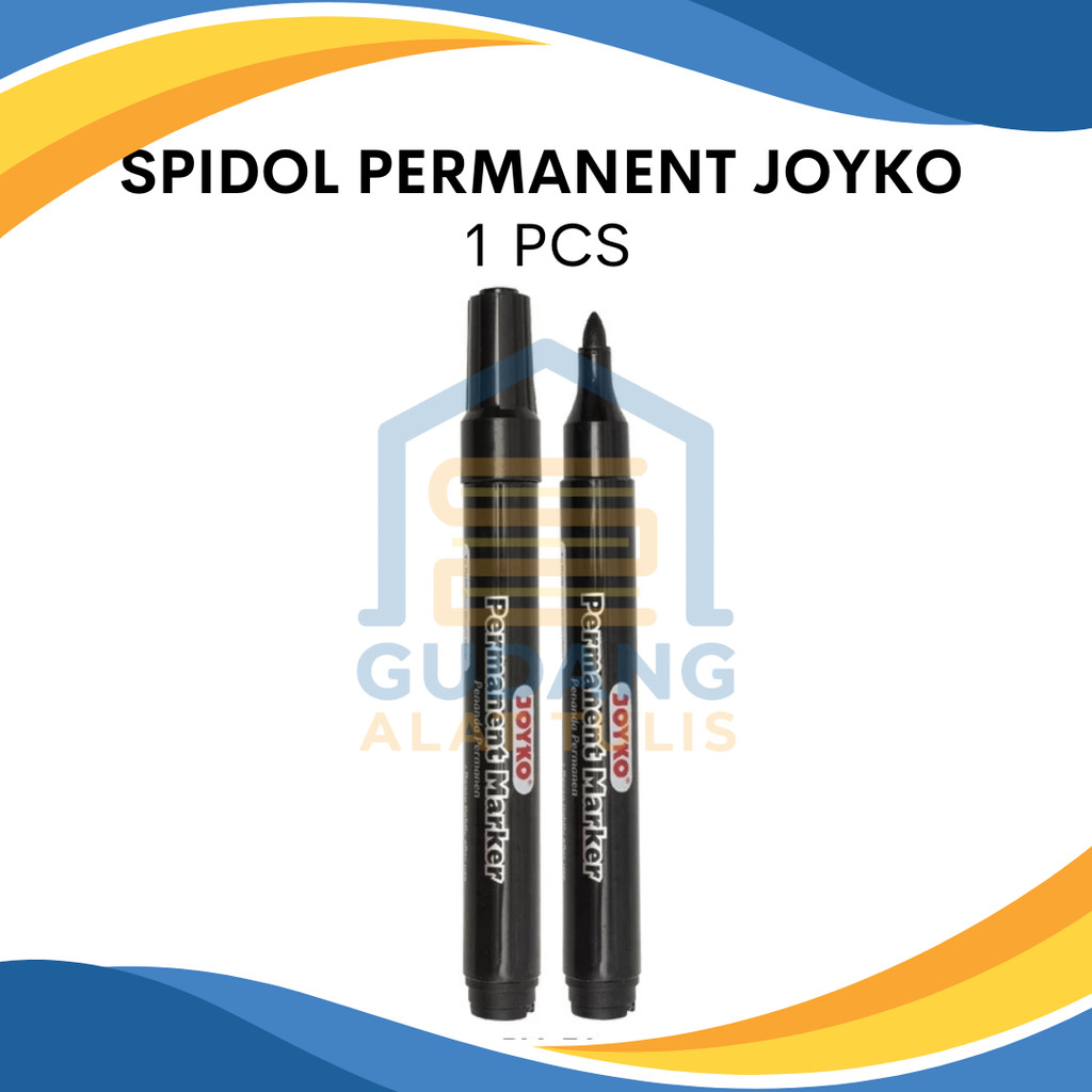 

SPIDOL PERMANENT JOYKO PM-34 TINTA HITAM PER PCS