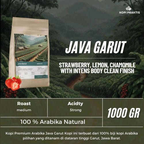 

ROASTED BEANS ARABIKA NATURAL JAVA GARUT 1000 GR | 1 KG | BIJI KOPI SANGRAI | Coffee - GILINGAN HALUS