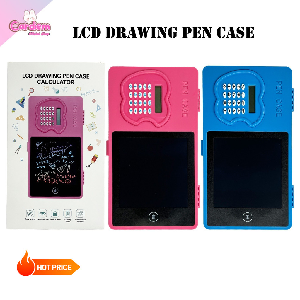 

Kotak Pensil Serbaguna Kotak Pencil Kalkulator Writing Pen Case Lcd Kotak Coret Kreatif Anak