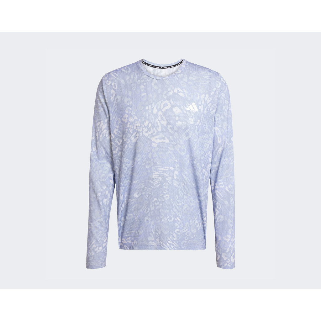 Baju Lari Pria OWN THE RUN CLIMACOOL 3-STRIPES TEE "DASH GREY" - JD7770