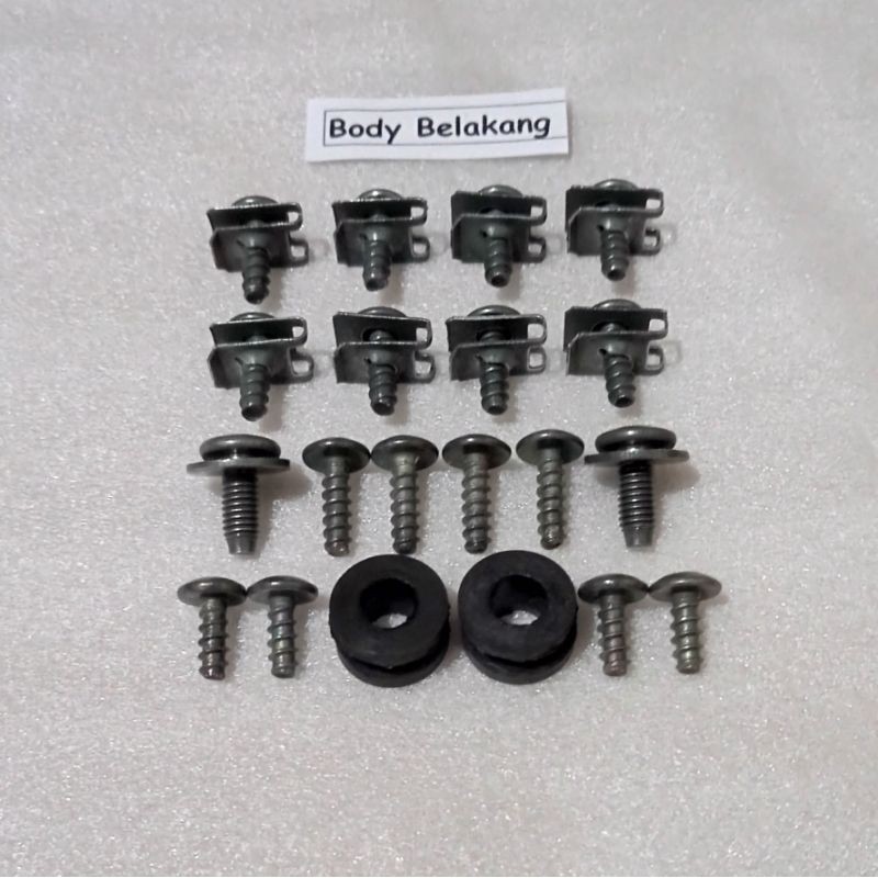 Baut Full Set Cover Bodi Body Belakang Yamaha Mio Soul GT 125 All New