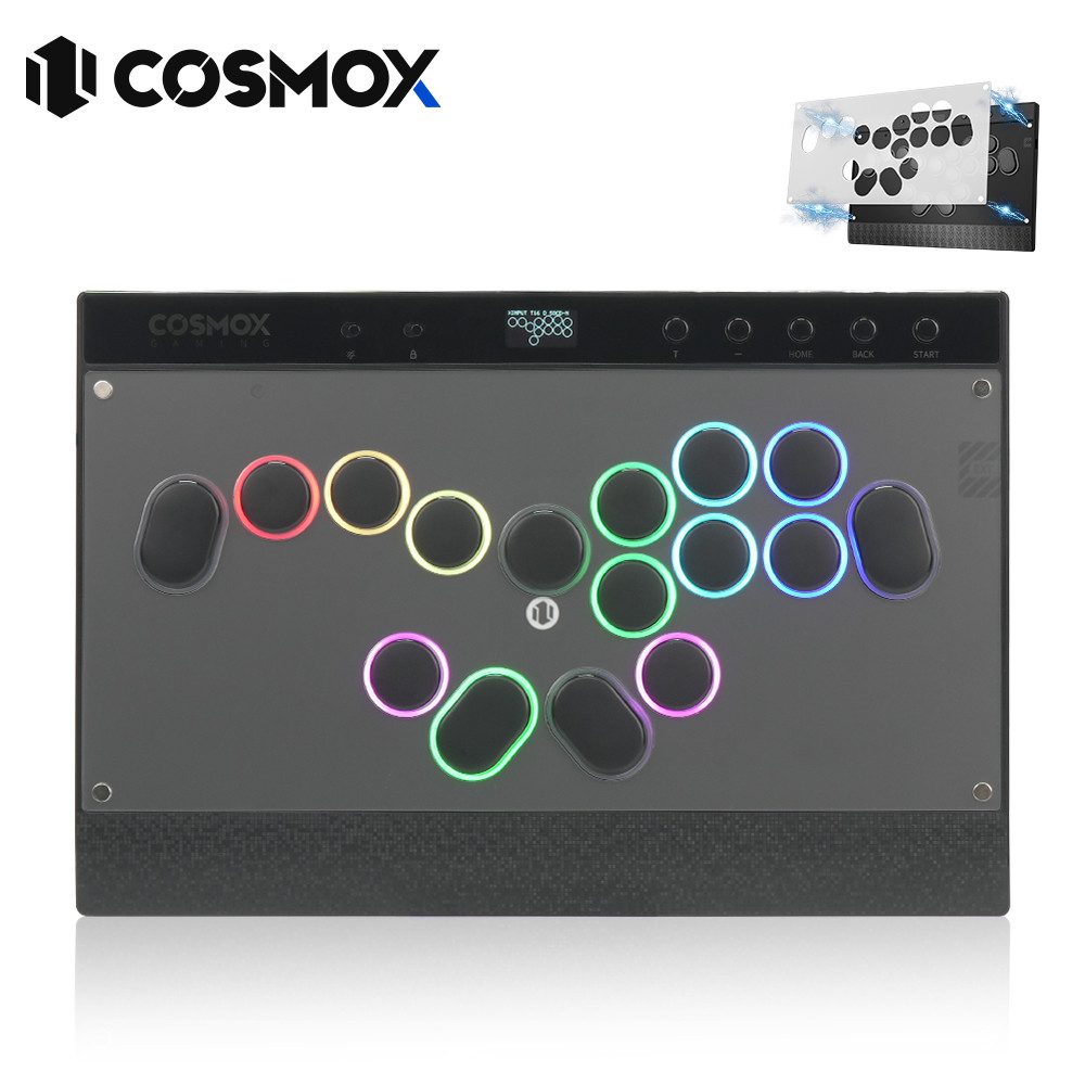 Haute42-COSMOX C16S Leverless Controller Joystick Hitbox For Switch Steam Ps4 Ps5 Magnetic Acrylic P