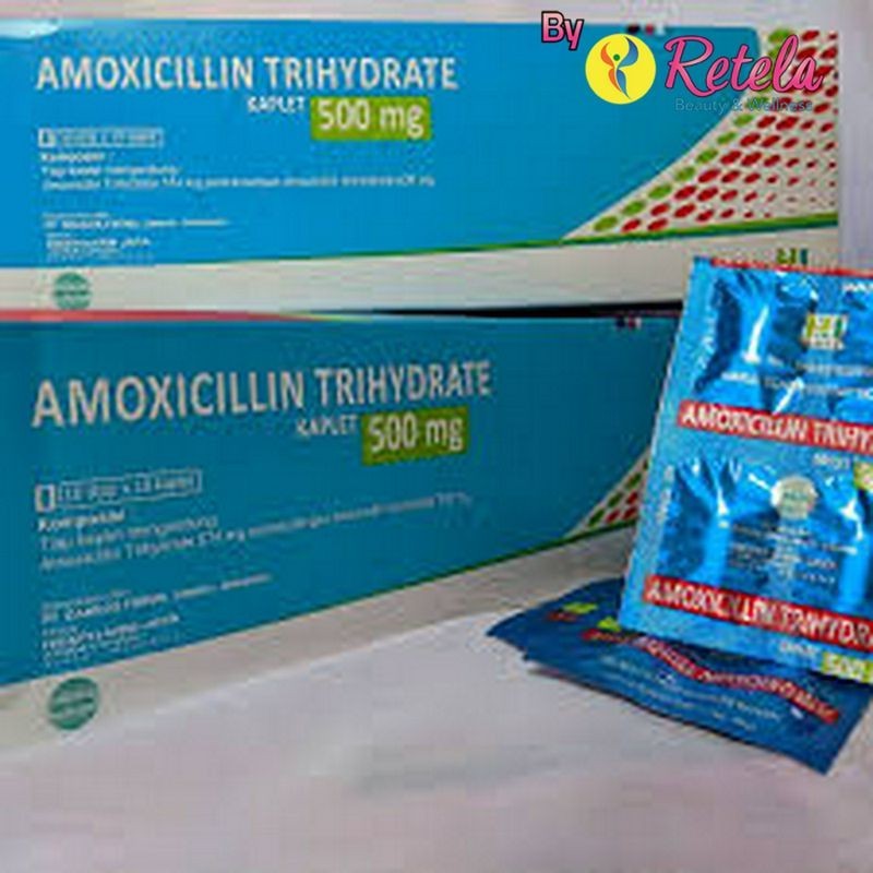 AMOXICILLIN 500MG 1 STRIP 10 CAPSUL (Gen-HJ)