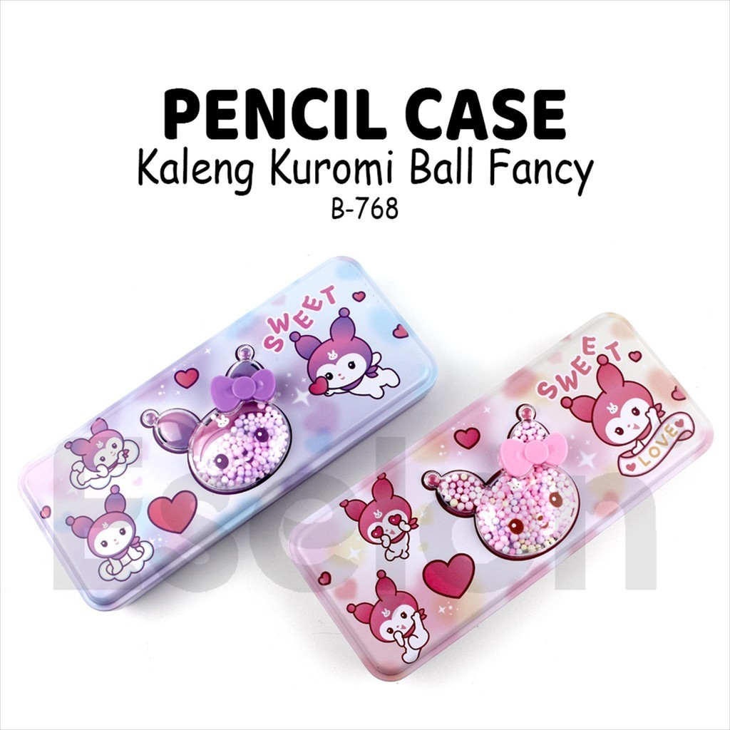 

Kotak Pensil Kaleng B-768 / Tempat Pensil Kuromi Ball Xiaolingjing