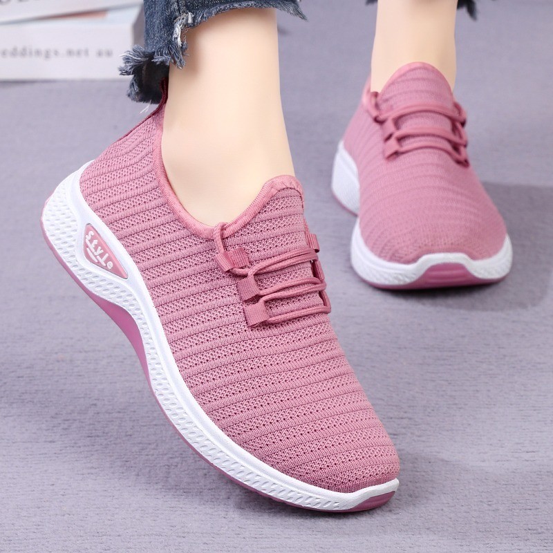 HOT PRODUCT Sunly SEP102 (Tanpa Kotak) Sepatu Sneakers Wanita SIze 36-42 Ada Warna Simple Polos