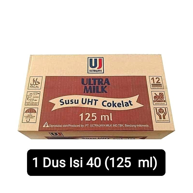 

Susu Ultra 125ml COKLAT 1 dus isi 40