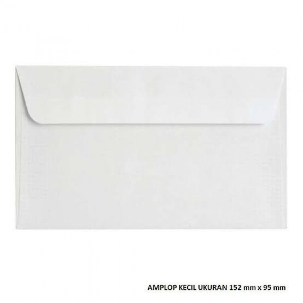 

Amplop Putih 95 x 152 mm buklet 70 Gsm isi 10 Power Seal