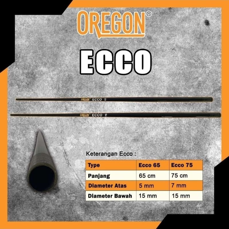 Gagang Hollow Joran Besutan Oregon Ecco 65 75 AA01