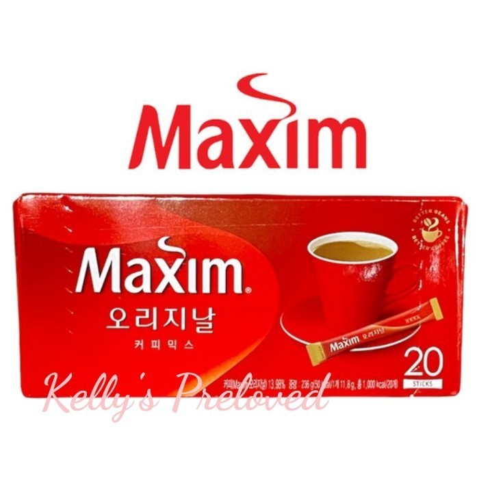 

MAXIM COFFEE 240 gr | MOCHA GOLD | WHITE GOLD | ORIGINAL KOPI KOREA - ORIGINAL MIX