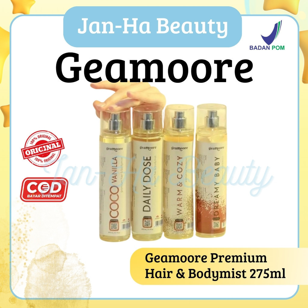 GEAMOORE - 275 ML HAIR AND BODY MIST PREMIUM PARFUM VIRALL PARFUM GENTONG