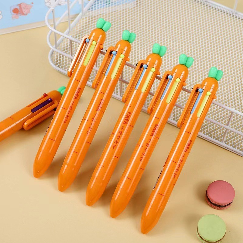 

VIRAL!! PULPEN WORTEL 6 WARNA TINTA / PULPEN MEKANIK CARROT 6 WARNA BS
