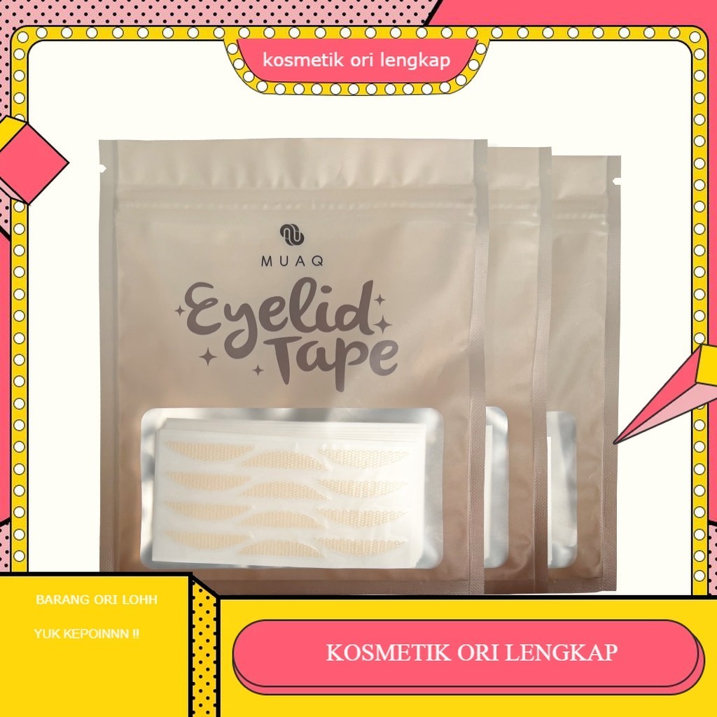 PERLEMBAR SKOT MATA MUAQ | MUAQ Nylon Lace Eyelid Tape