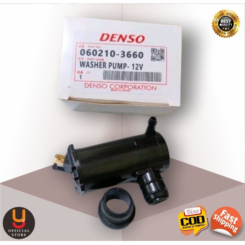 Dinamo Pompa Wiper Washer Motor Water Pump Universal 12V Ertiga Carry Futura Vitara Aerio APV Jumny 