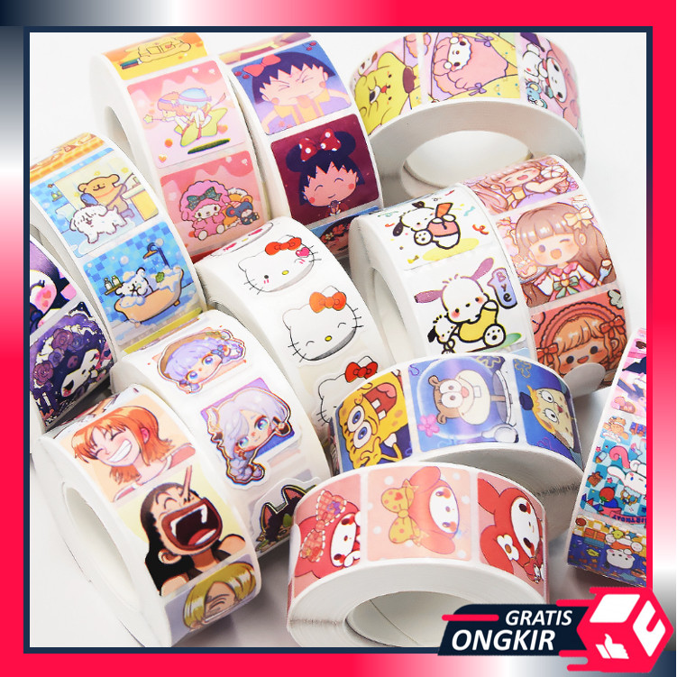 

Gratis Ongkir - 6267 Sticker Roll / Stiker Roll Dekoratif / Stiker Roll Motif Kartun / Decorative Sticker Roll