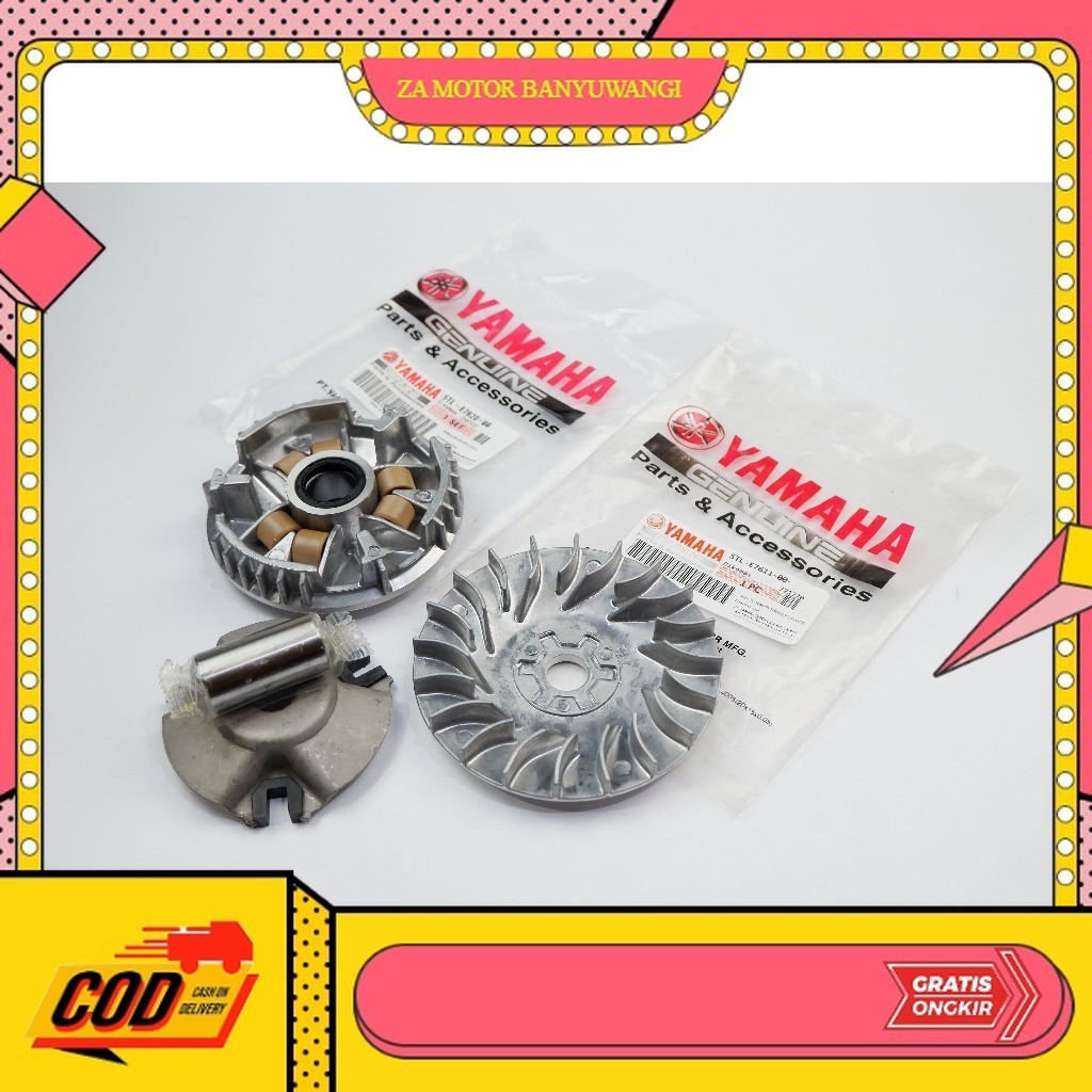 rumah roller mio sporty ori - rumah roller mio smile - kipas roller 5TL mio sporty - roller mio spor