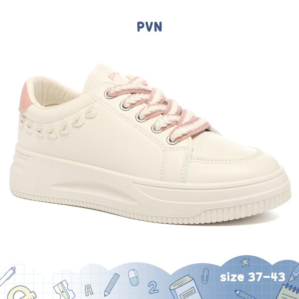 PROMO PVN Seola Sepatu Sneakers Wanita Sport Shoes Pink 279
