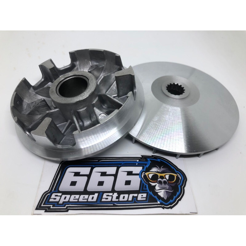 YM65RA pulley pully bubut dan kerok jalur rumah roller mio j soul gt 115 fino 115 xride racing custo